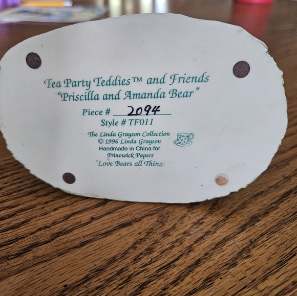 Linda Grayson Tea Party Teddies - Picture 6 of 6